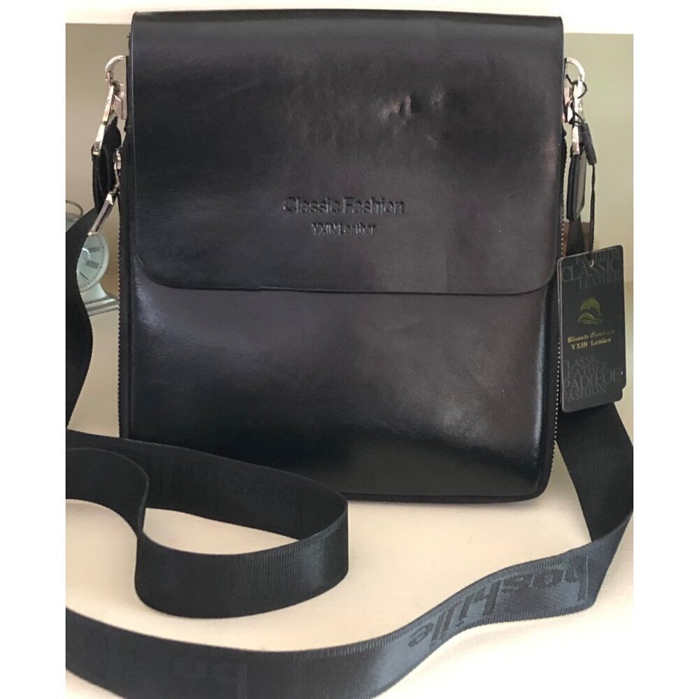 Classic Fashion YXIN Leather Black Boshille Bag